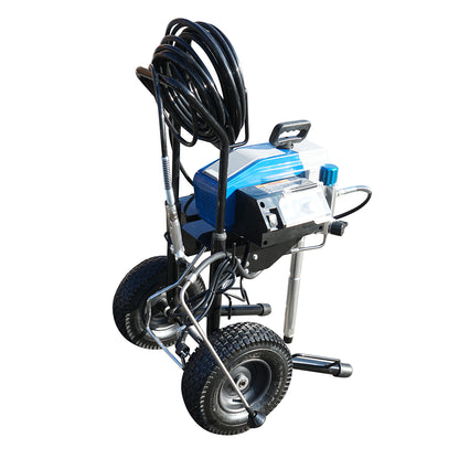 Professzionális airless festékszóró szivattyú dugattyúval és kefe nélküli motorral 1,3 kW, 220 V, áramlási sebesség 2,4 L/min, fúvóka 517, maximális nyomás 227 bar M24H