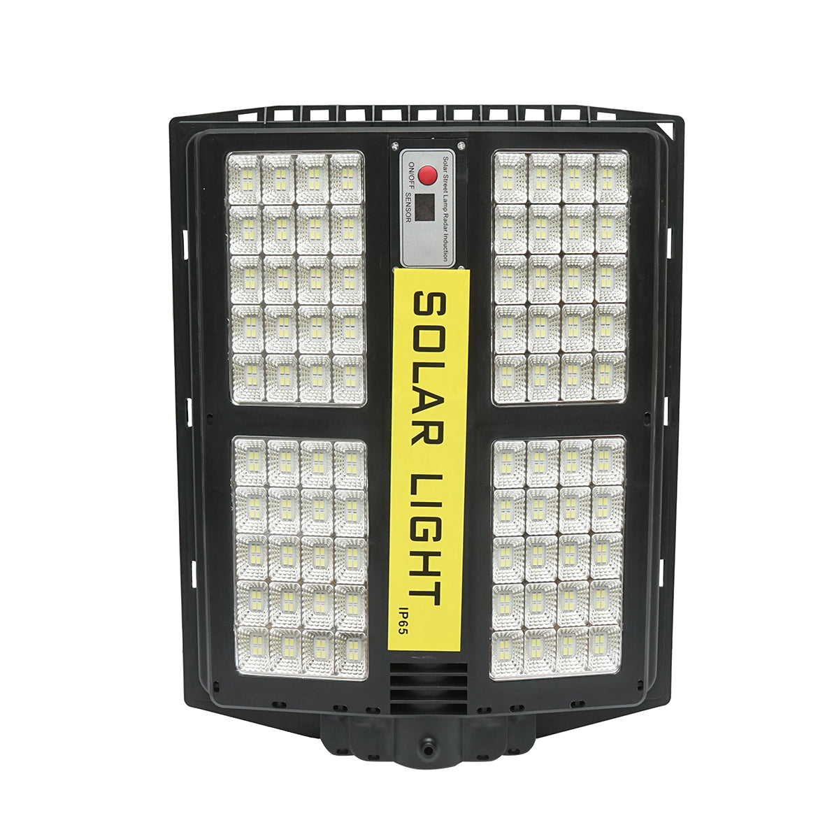 Solar LED utcai utcai lámpa 200W 6500K 15W-os napelemmel, 15000mAh akkumulátorral, távirányítóval, IP65 oszlopra szerelhető Breckner Germany