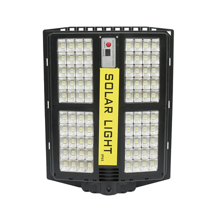 Solar LED utcai utcai lámpa 200W 6500K 15W-os napelemmel, 15000mAh akkumulátorral, távirányítóval, IP65 oszlopra szerelhető Breckner Germany