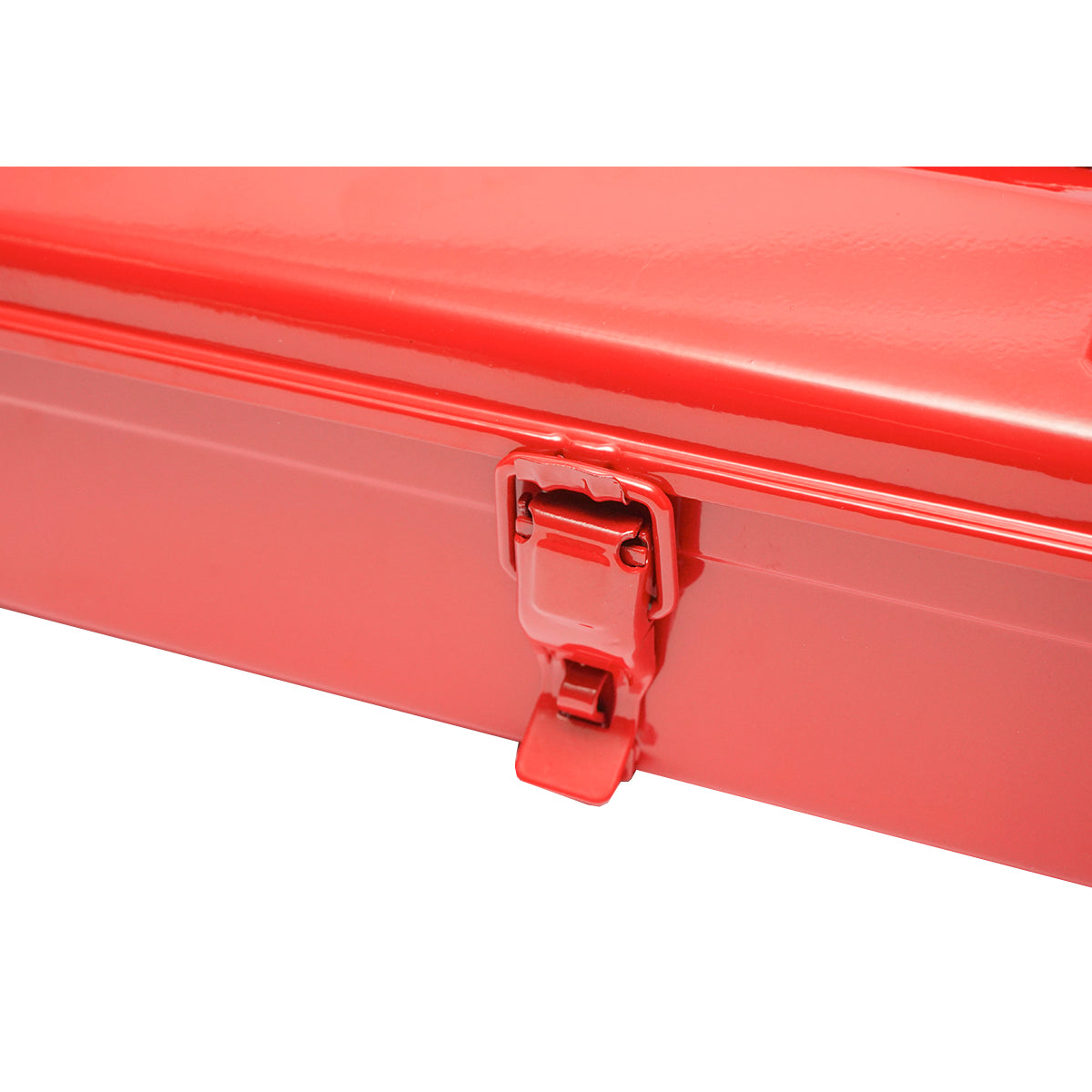Piros fém szerszámosláda 305x160x116mm Breckner Germany