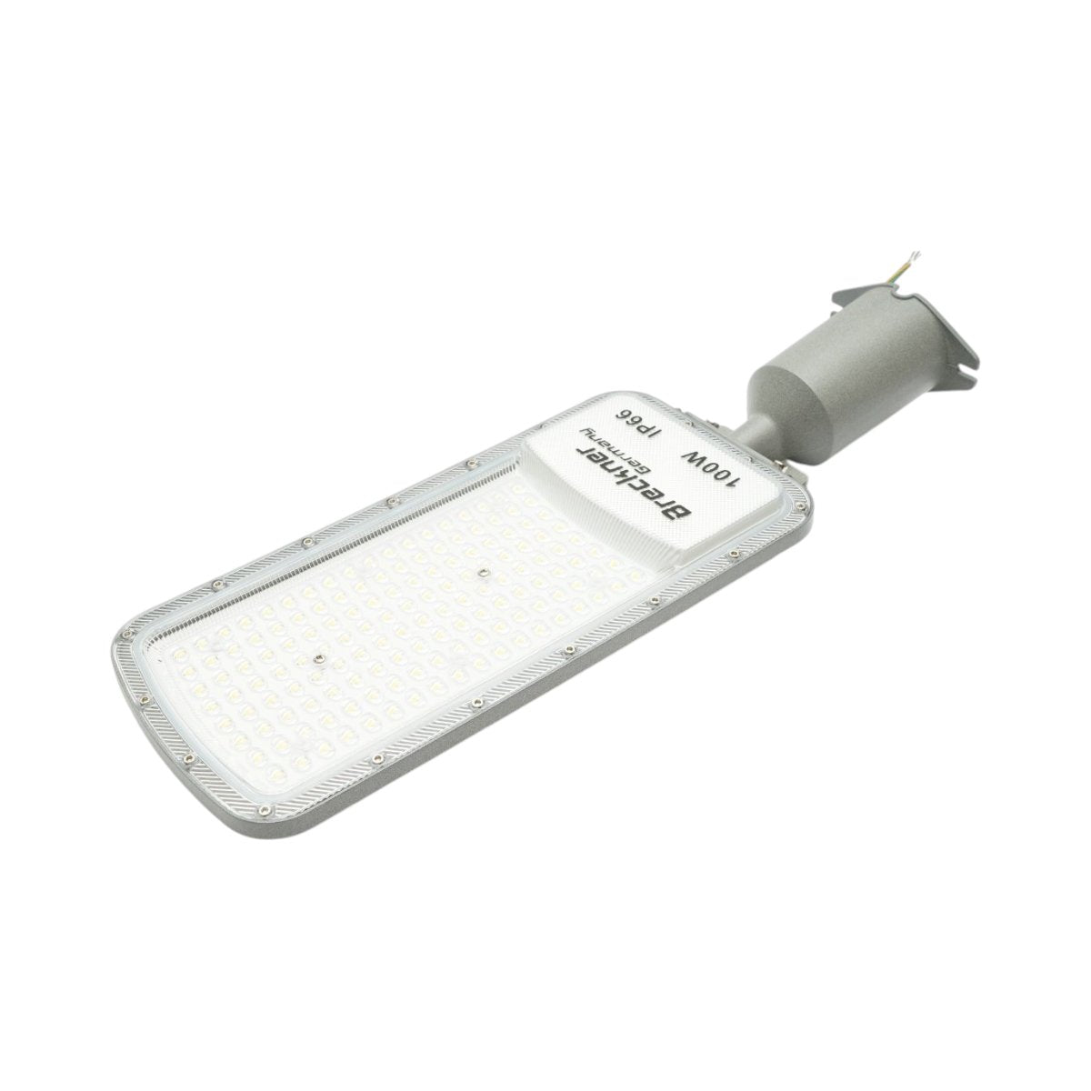 LED közúti világítólámpa 100W, 100-265V, 6500K, 11000lm oszlopra szerelhető 470x155x25mm IP66 Breckner Germany