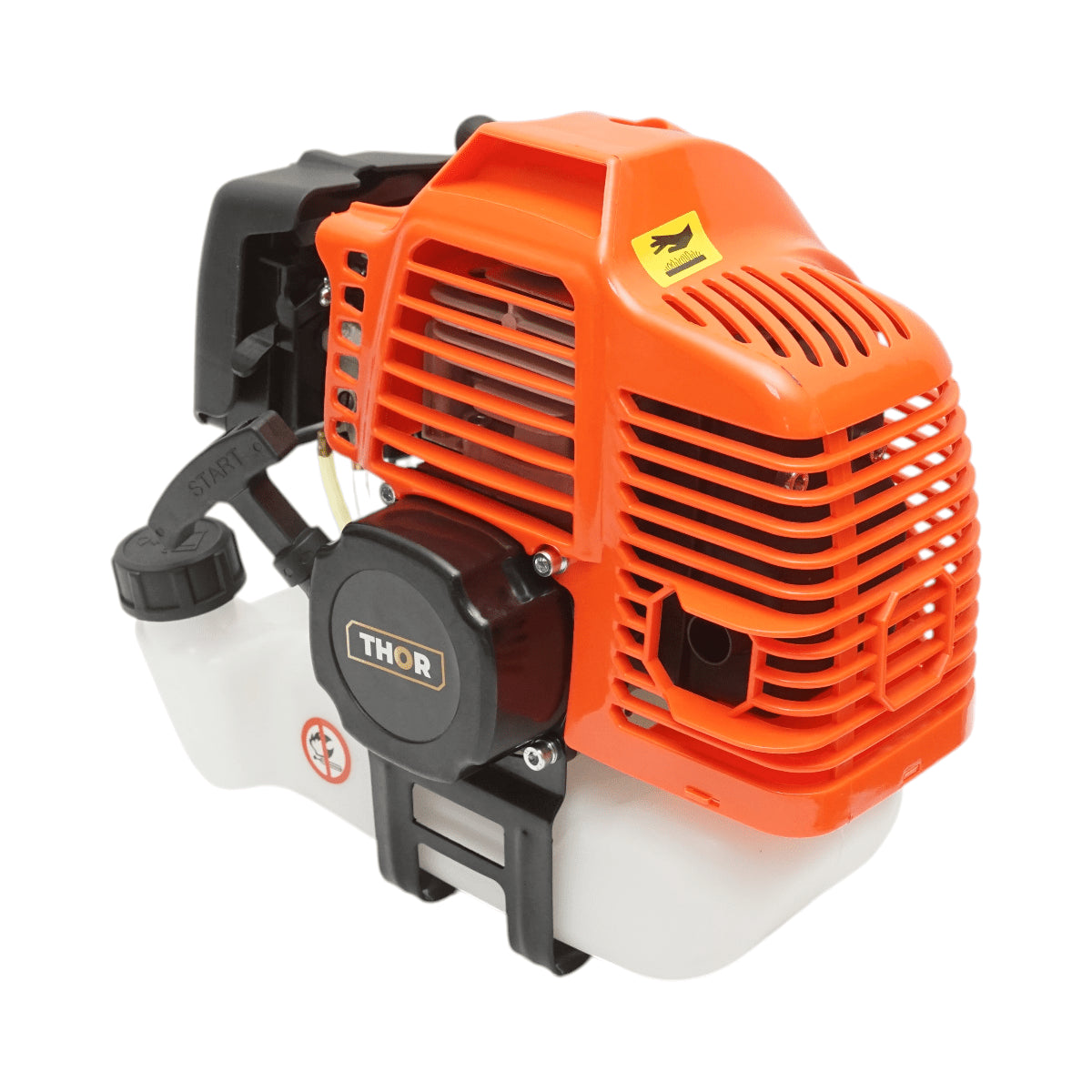 3,4 LE (2,5 kW) benzines fűkasza, 2T 43 cm3 motor, 7500 fordulat/perc, THOR tartozékkészlet tartozékkal.