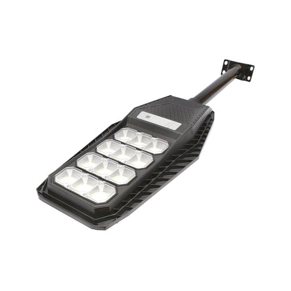 Napelemes LED-es közvilágítási lámpa 200W, 6500K, IP65, napelemmel, mozgásérzékelővel és oszlopra szerelhető Breckner Germany