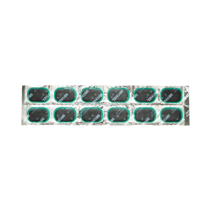 48 db ovális gumifolt szett 24x35mm + 1 db 20ml ragasztó tubus légumihez M-48 Michel