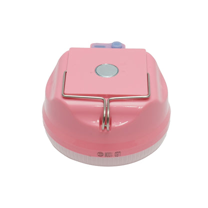 100W LED lámpa 1200mA akkumulátorral és USB töltéssel, rózsaszínű