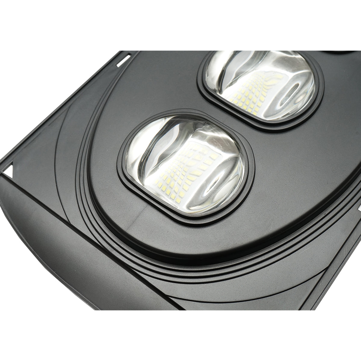 Napelemes LED-es közvilágítási lámpa 150W, 6500K, IP65, napelemmel, mozgásérzékelővel és oszlopra szerelhető Breckner Germany