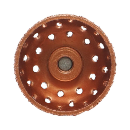 Polírozó sapka gumiabroncsokhoz 50mm, 36-os szemcseméret, 3/8 inch szár