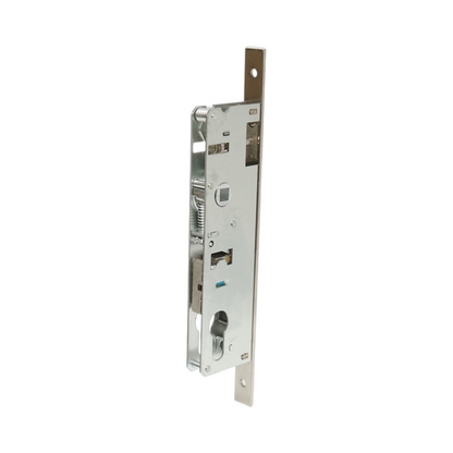 Beépített ajtózár nyelvvel 48x174mm, előlap 16x240mm, szatén nikkel, csavarok mellékelve