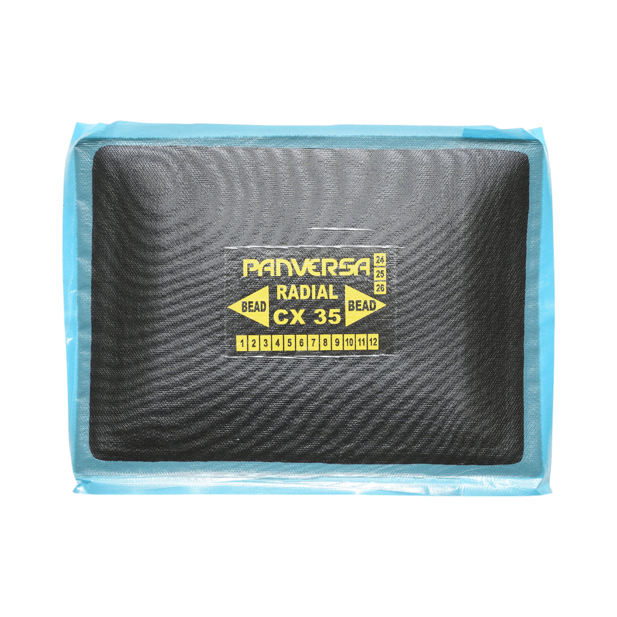 Radiális gumiabroncs vulkanizációs javítófoltok 143x208mm CX-35 Panversa