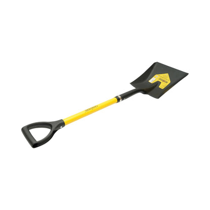 Crownman egyenes acél lapát 235x275x1020mm, üvegszál nyél D fogantyúval