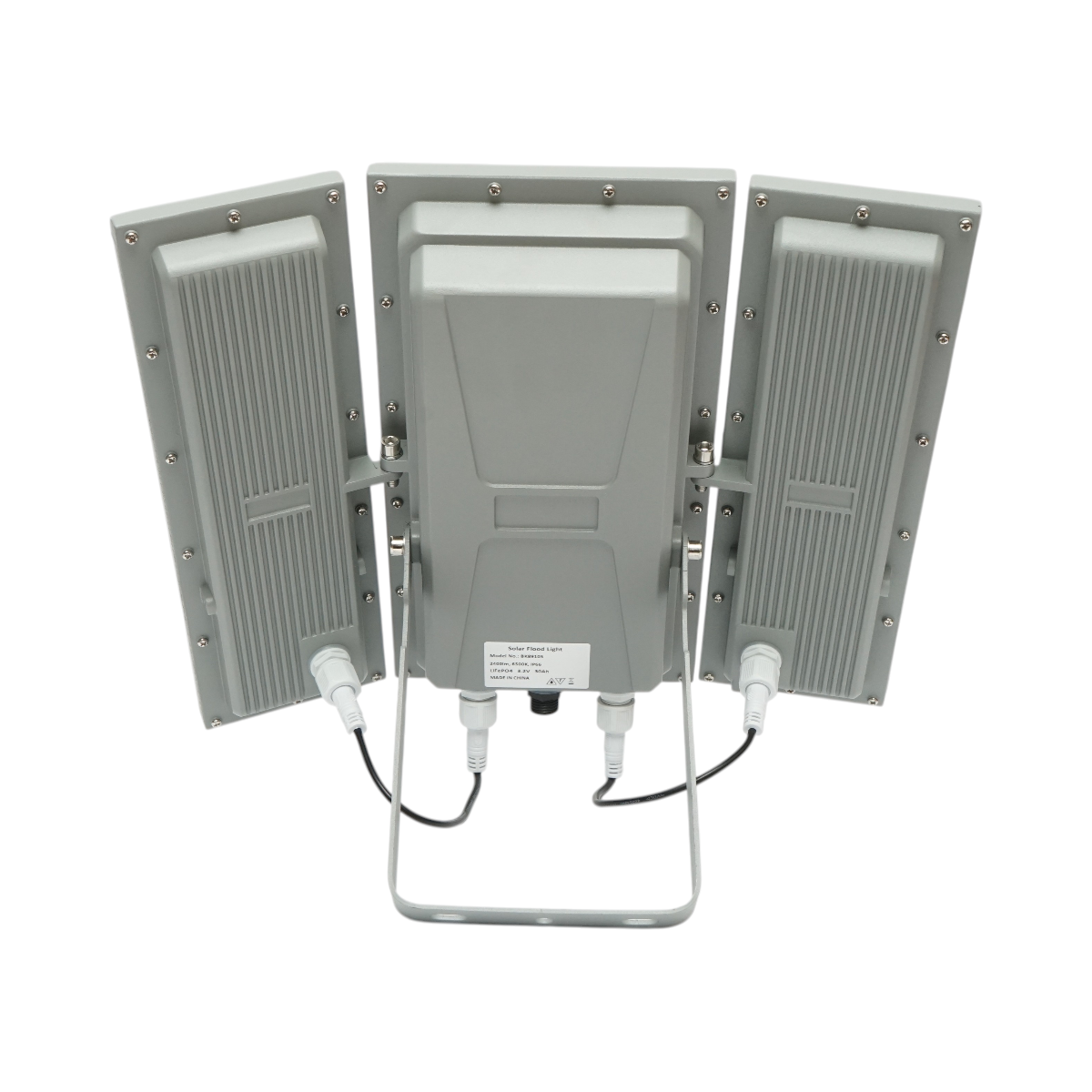 LED lámpa 2400lm, 6500K napelemes panellel 40W, LiFePO4 3.2V/30Ah akkumulátor, mozgásérzékelő és távirányító IP66 Breckner Germany
