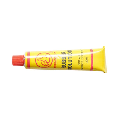 12 db ovális gumifolt, defektjavító 38x75mm + 1 db 20ml ragasztó