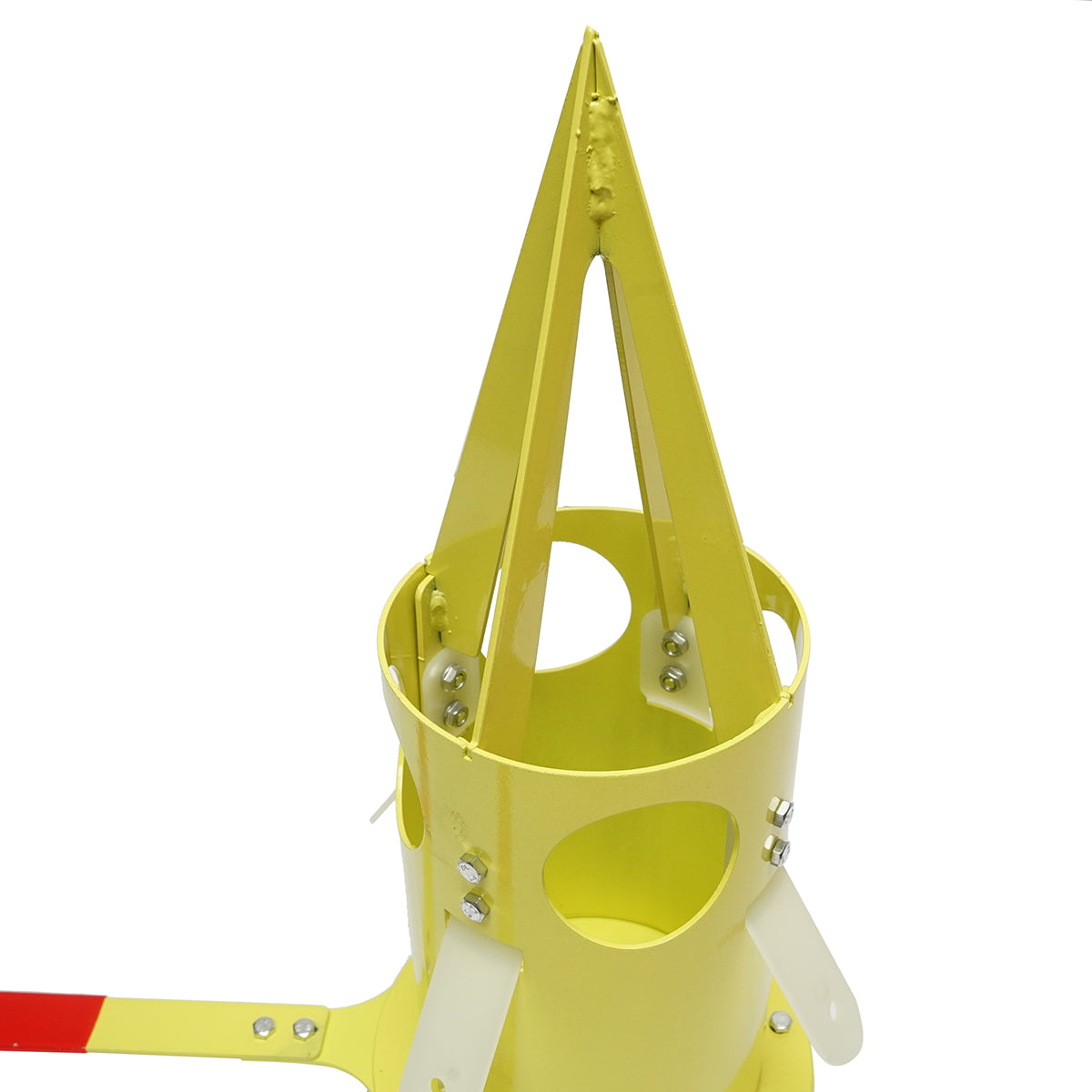BIG-BAG zsák leeresztő, átmérő 180 mm, maximális kapacitás 600 kg/perc
