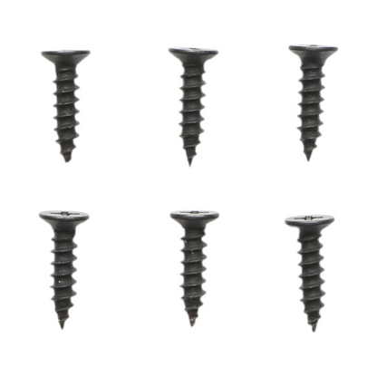 T típusú ajtópánt 65x121mm, fekete acél, csavarokkal