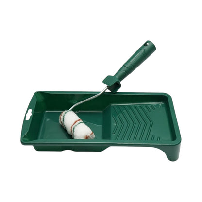 Mini festőhenger szett 10 db poliészter hengerrel 10cm, PP nyéllel, festékcsészével, tartalék csészével 13 darabos Breckner Germany