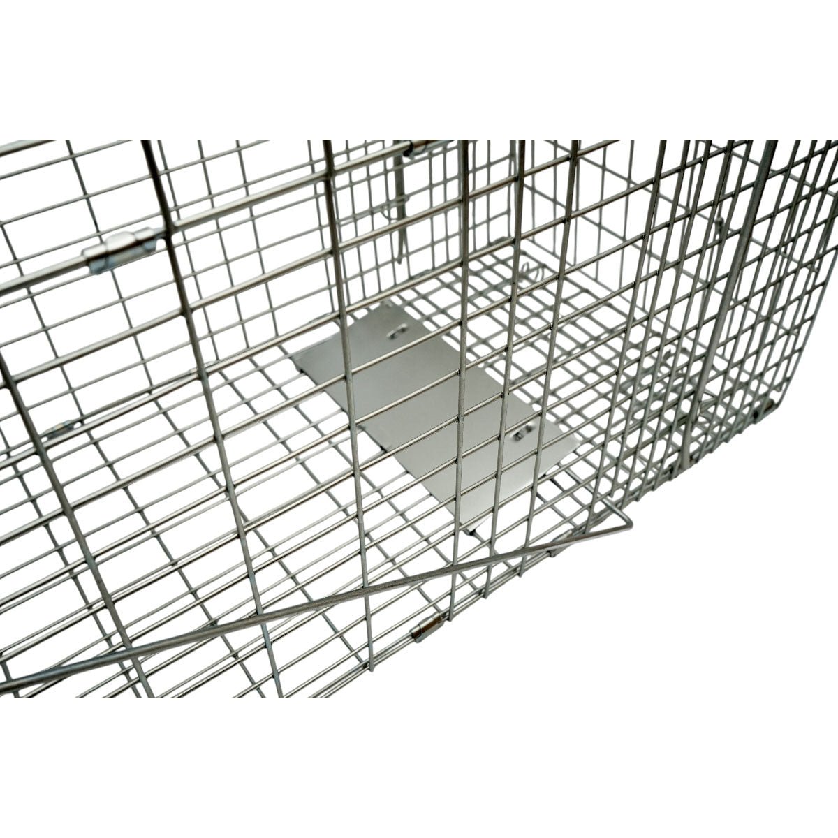 Robusztus fém ketreccsapda vadállatok befogására 78x30x32cm