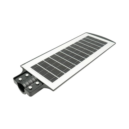 Napelemes LED közvilágítási lámpa 300W 18W-os napelem panellel, 16000mAh akkumulátor, mozgásérzékelő, távirányító, oszlopra szerelhető IP65 Breckner Germany