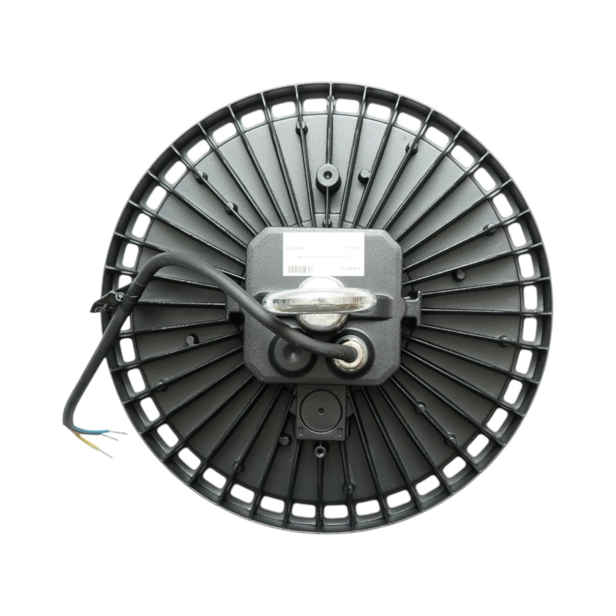 Ipari LED High-Bay lámpa 150W, 220V, 5000K, 22500lm, mikrohullámú mozgásérzékelővel csarnokokhoz, raktárakhoz 265x86mm Breckner Germany