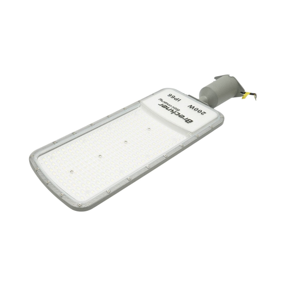 LED közúti világítólámpa 200W, 100-265V, 6500K, 22000lm oszlopra szerelhető 590x200x25mm IP66 Breckner Germany