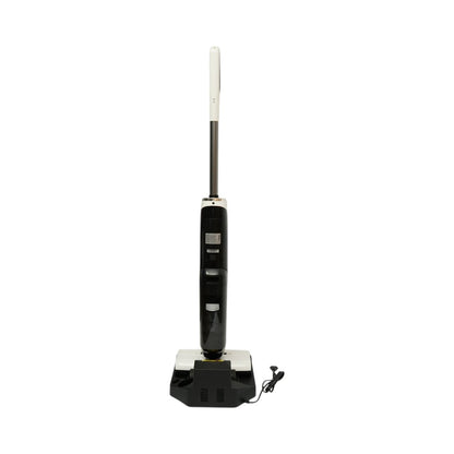Függőleges vezeték nélküli porszívó moppal 200W, szívóerő 18000Pa, akkumulátor 5000mAh, víztartály 2x600ml, hangfunkció, digitális kijelző Breckner Germany
