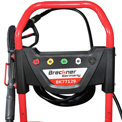 Benzines magasnyomású mosó 7.5CP, 220 Bar, 510l/H tömlővel és szórópisztollyal Breckner Germany