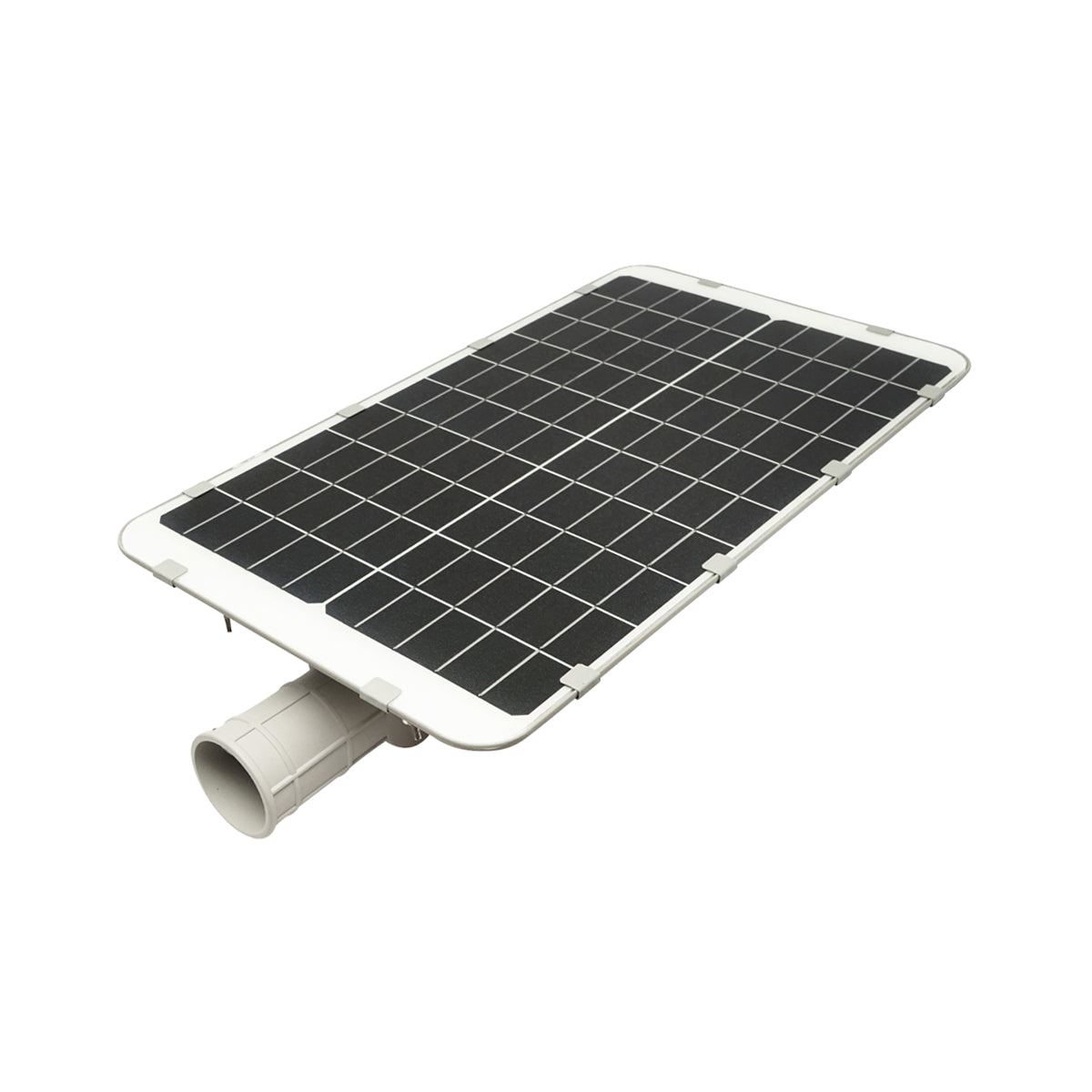 Napelemes LED-es közvilágítási lámpa 180W, 6500K, IP65, napelemmel, mozgásérzékelővel és oszlopra szerelhető Breckner Germany