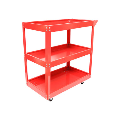 Kerekes fém kocsi 3 polccal a szerszámok számára 730x720x360mm