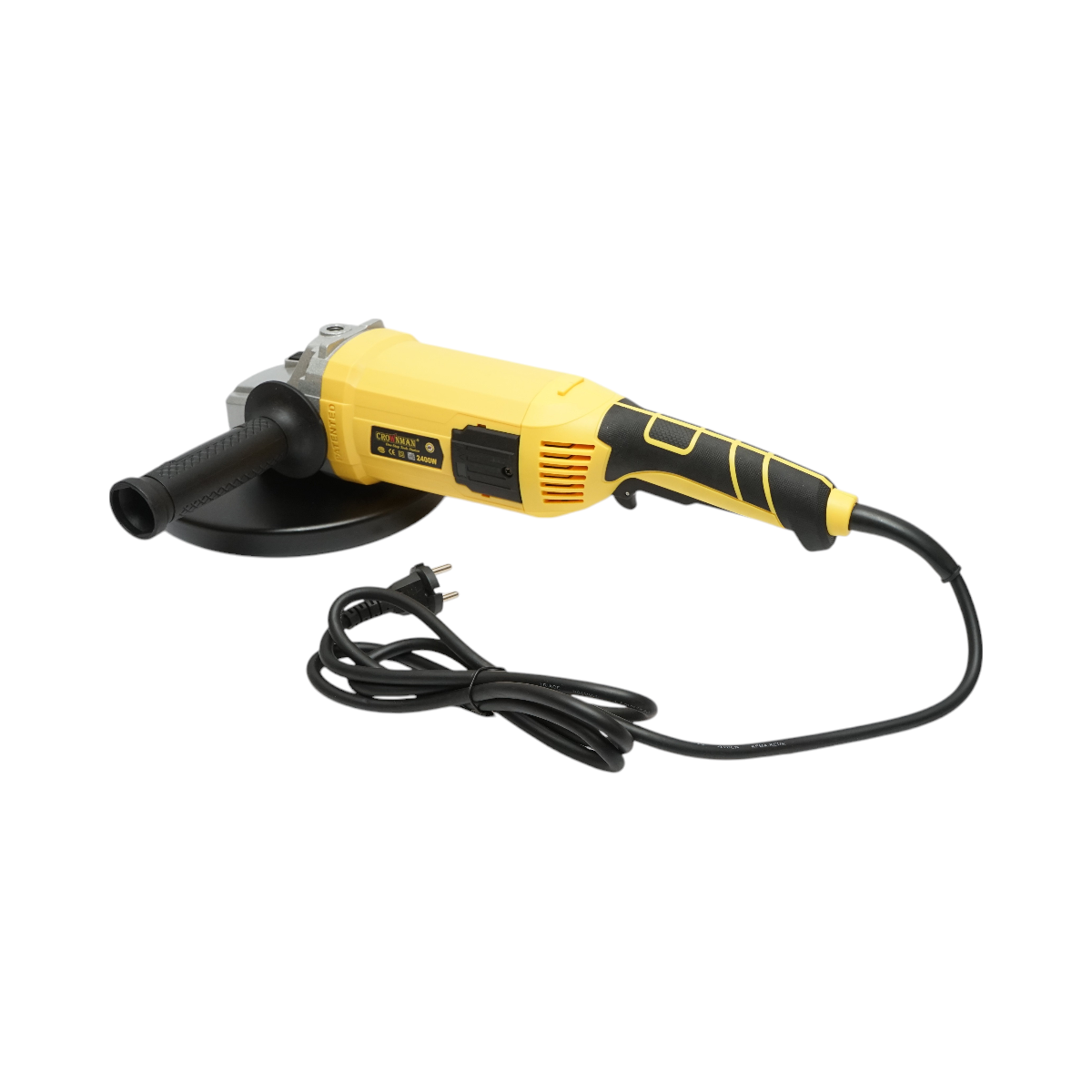 Flex szögcsiszoló 2400W, 220V, 230mm tárcsa, fordulatszám 6500 r/min Crownman