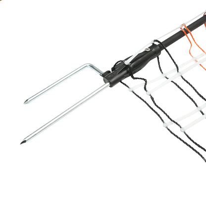 Elektromos kerítésháló 60cmx30m dupla lábbal, ellenállás 1,6 Ohm/m Breckner Germany