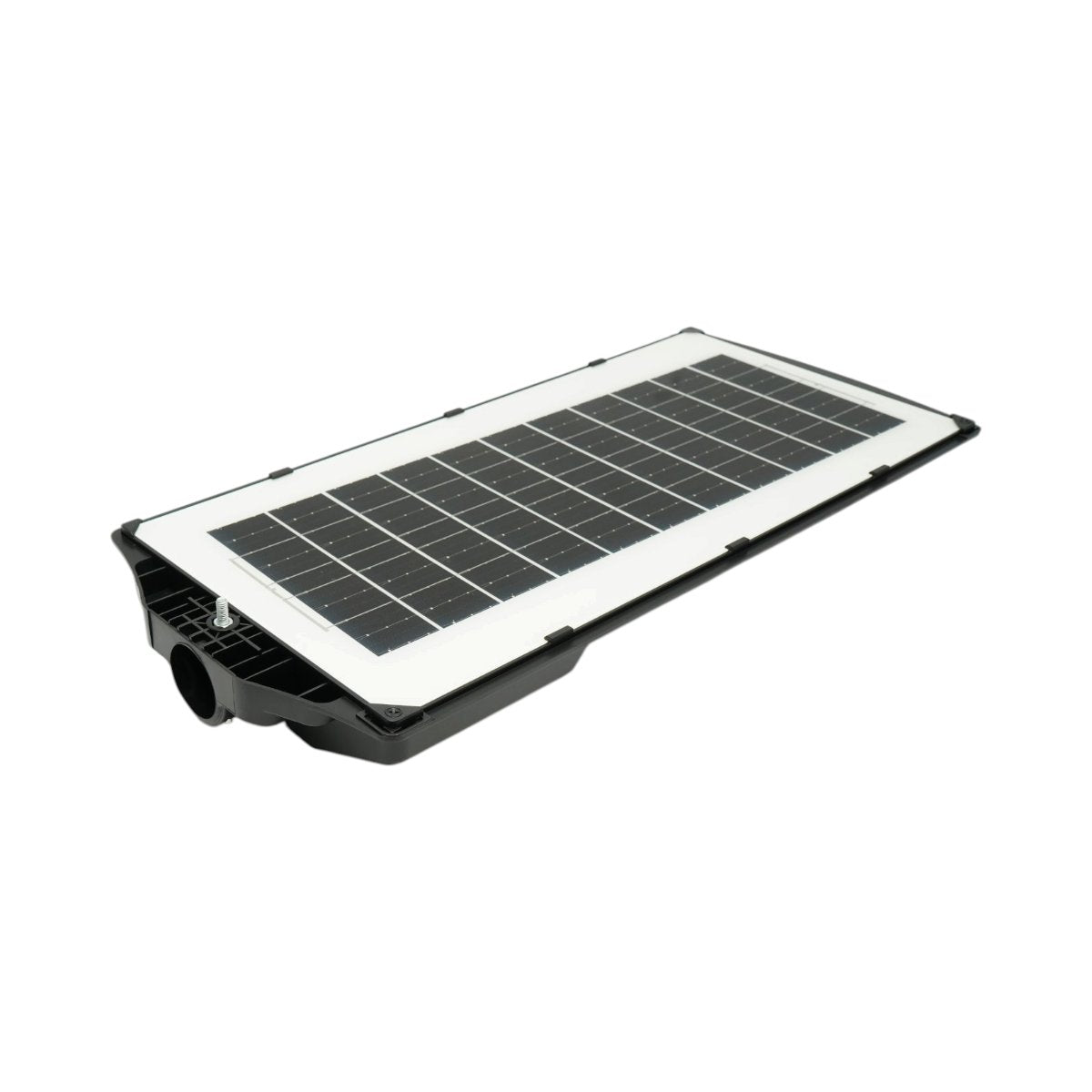Napelemes LED közvilágítási lámpa 200W 12W-os napelem panellel, 8000mAh akkumulátor, mozgásérzékelő, távirányító, oszlopra szerelhető IP67 Breckner Germany