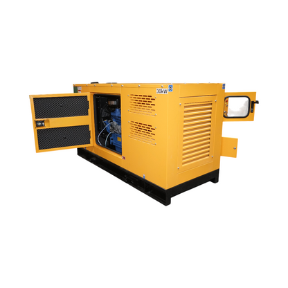 Háromfázisú hangszigetelt elektromos generátor 27.5KVA, 230/400V, Ricardo 30kW ZH4100D dízelmotorral és beépített ATS Breckner Germany