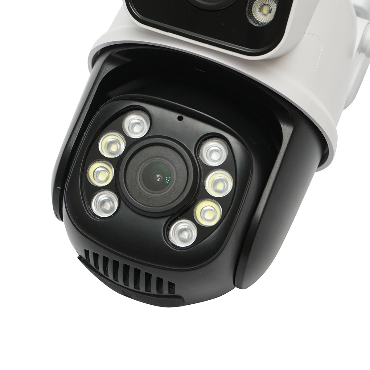 P2P intelligens megfigyelő kamera, WIFI, 6MP 1080P kültéri, kettős lencse, PTZ mozgásérzékelő, 360 fokos forgatás, ICSee applikáció