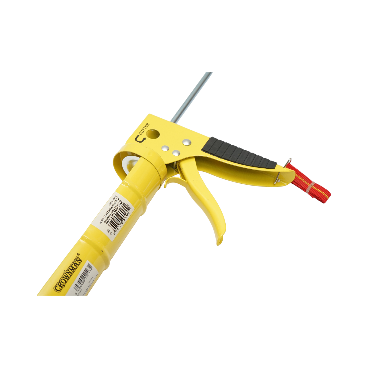 Crownman 225 mm-es professzionális szilikon csőpisztoly, integrált vágó, tű és horogszárral és horogszárral