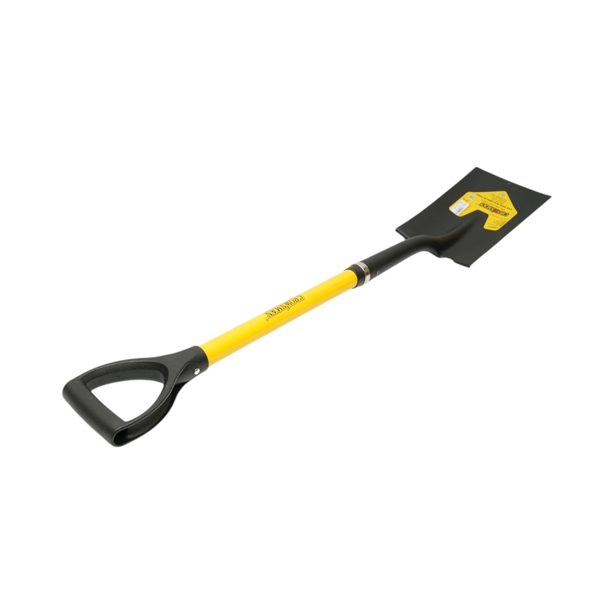 Crownman egyenes acél lapát 175x285x1020mm, üvegszál nyél D fogantyúval