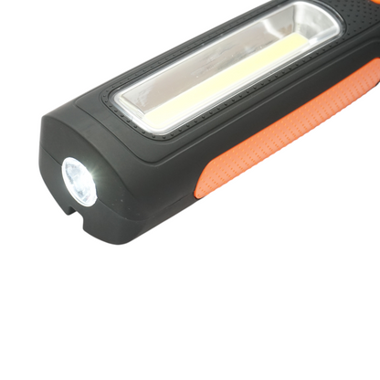 Zseblámpa, 3W-os LED munkalámpa USB-s újratölthető mágnessel Breckner Germany