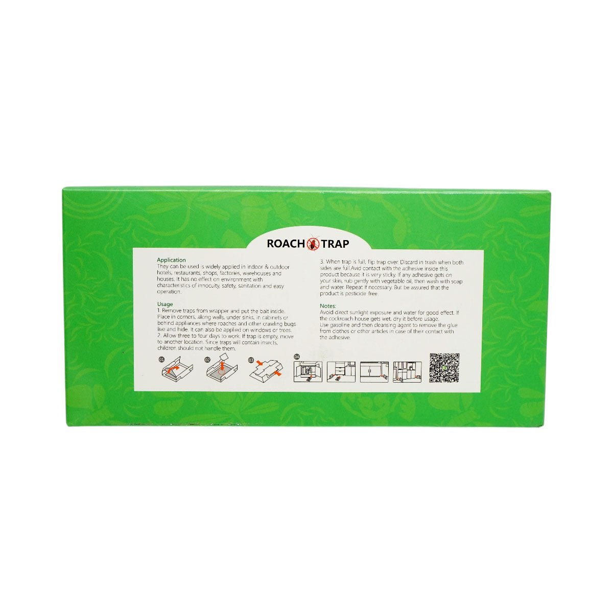 12 darabos ragasztócsapda készlet ragasztóval és csalival bogarak és rovarok számára 10x15cm