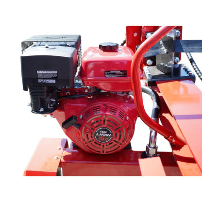Hasítógép függőleges/vízszintes 37T, benzinmotor 15LE, rönk hossz 1050mm, hidraulikus szivattyú 16GPM THOR