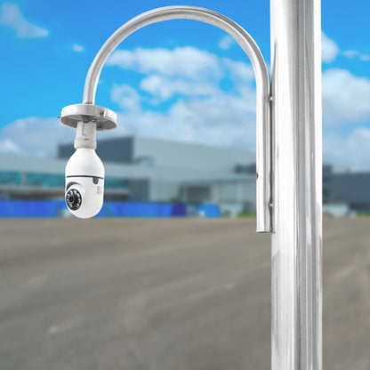 Intelligens izzó PTZ megfigyelő kamera, WIFI 2.4G 1080P, E27 izzó mozgásérzékelővel és YIIoT alkalmazással Breckner Germany