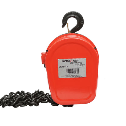 Elektromos láncos emelő acél 380V, 500W 3m lánccal, maximális terhelés 1000kg, biztonsági horog 2T Breckner Germany