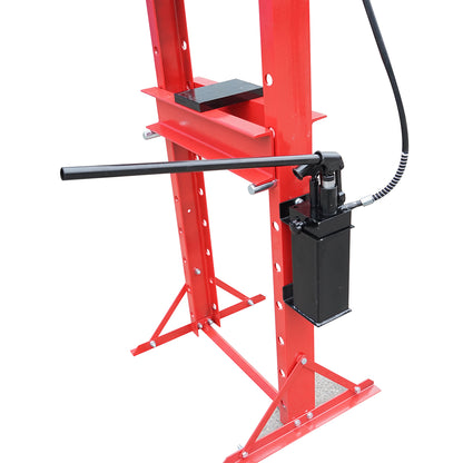 Hidraulikus prés 20T, állítható nyílás 0-820mm, dugattyú löket 0-150mm