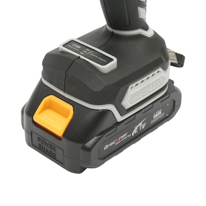 Fúró/csavarozó 2 lítium akkumulátorral 21V/1.5Ah, nyomaték 40Nm, 10mm-es tokmány, fordulatszám 1350rpm Breckner Germany