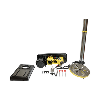 Oszlopos fúrógép 450W, 220V, 5 sebesség, 16 sebesség 180-2770 RPM, 16mm tokmány Crownman
