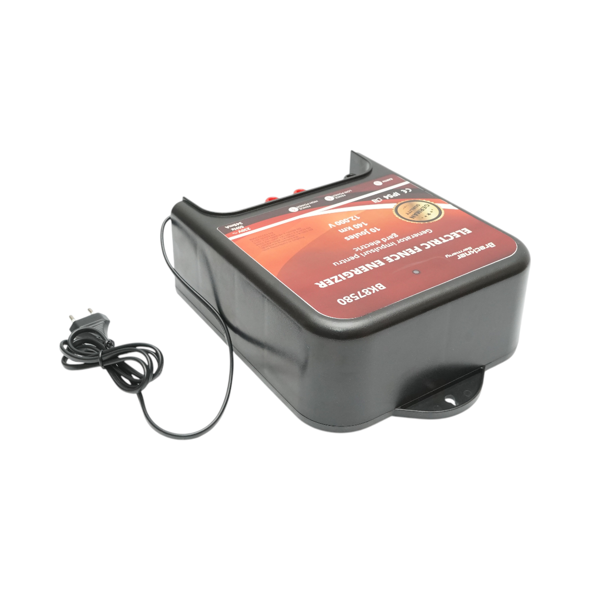 Impulzusgenerátor készülék DC 220V, 10 Joule, 140km elektromos kerítés Breckner Germany