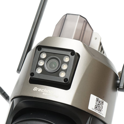 6 MP-os kettős lencsés megfigyelő kamera, WIFI P2P, 360 PTZ forgatható mozgásérzékelővel, szirénával, emberfelismerő funkcióval és iCSee alkalmazással