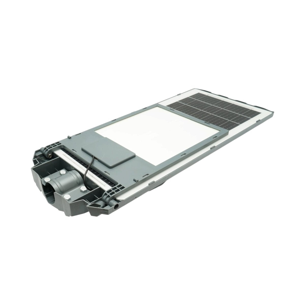 Napelemes LED közvilágítási lámpa 800W 40W napelem panellel, 30000mAh akkumulátor, mozgásérzékelő, távirányító, oszlopra szerelhető IP65 Breckner Germany