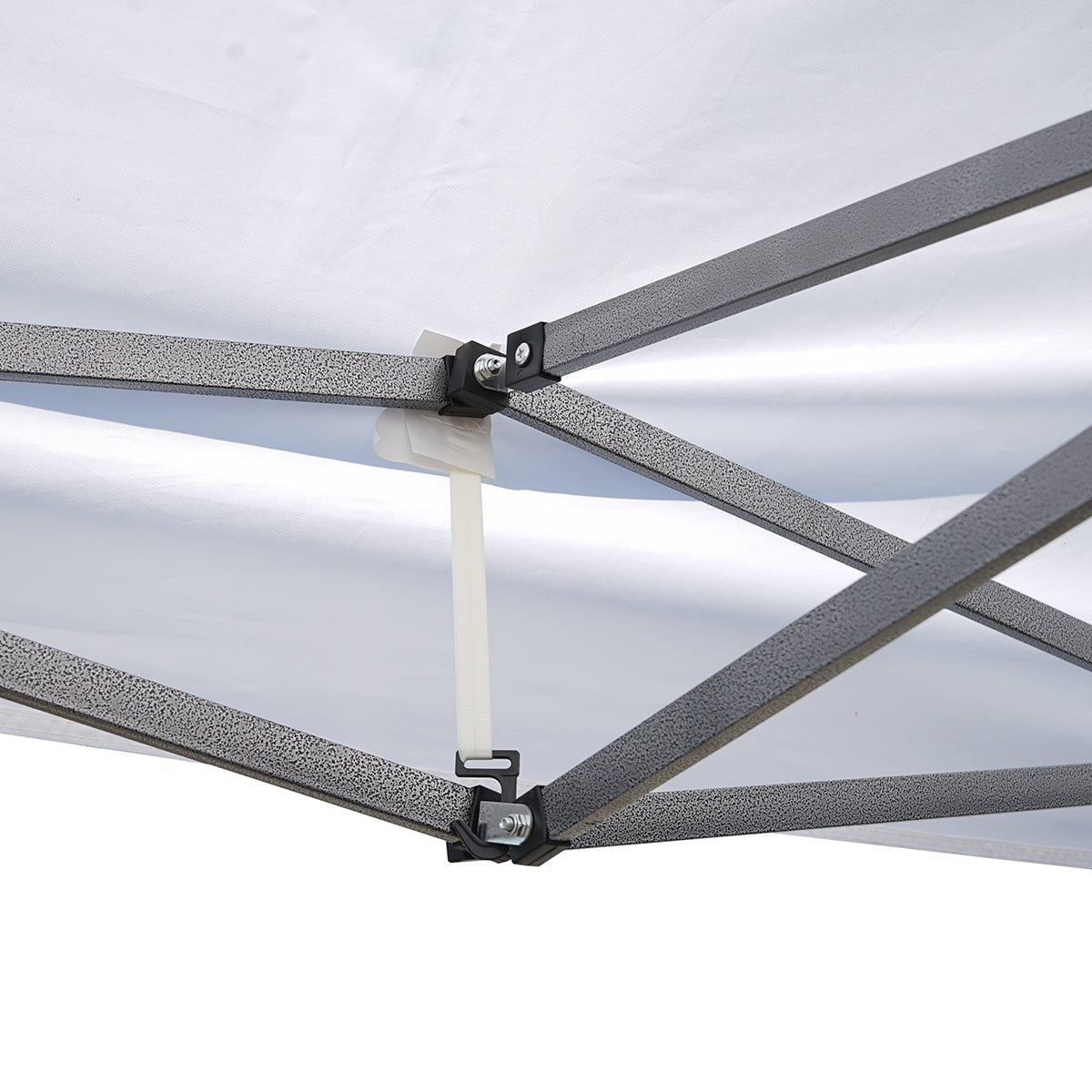 3m x 4.5m fehér zászlós sátor, állítható magasságú, összecsukható Breckner Germany