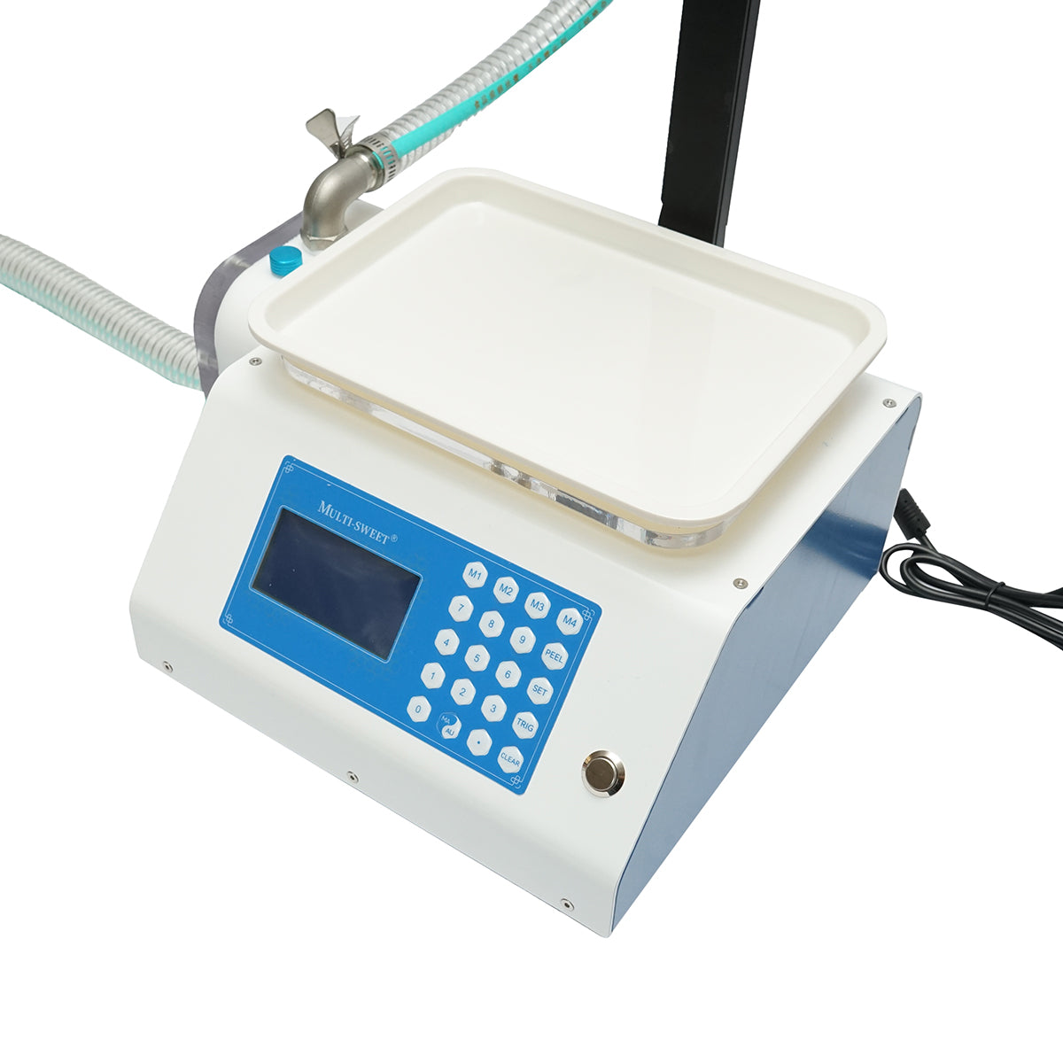 Automata mézadagoló és mérlegelő gép 12V/220V, teljesítmény 2-3 L/min