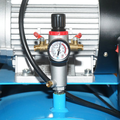 Légkompresszor 380V, 270L, teljesítmény 4kW/5.5CP maximális nyomás 8 Bar, áramlás 600L/min Breckner Germany