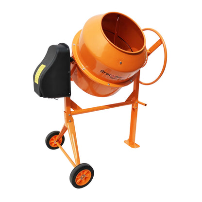 Betonkeverő 800W, térfogat 200L, öntöttvas fogaskerék és korona, 58Kg Breckner Germany