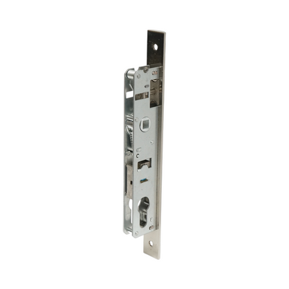 Beépített ajtózár nyelvvel 34x174mm, előlap 23x240mm, szatén nikkel, csavarok mellékelve